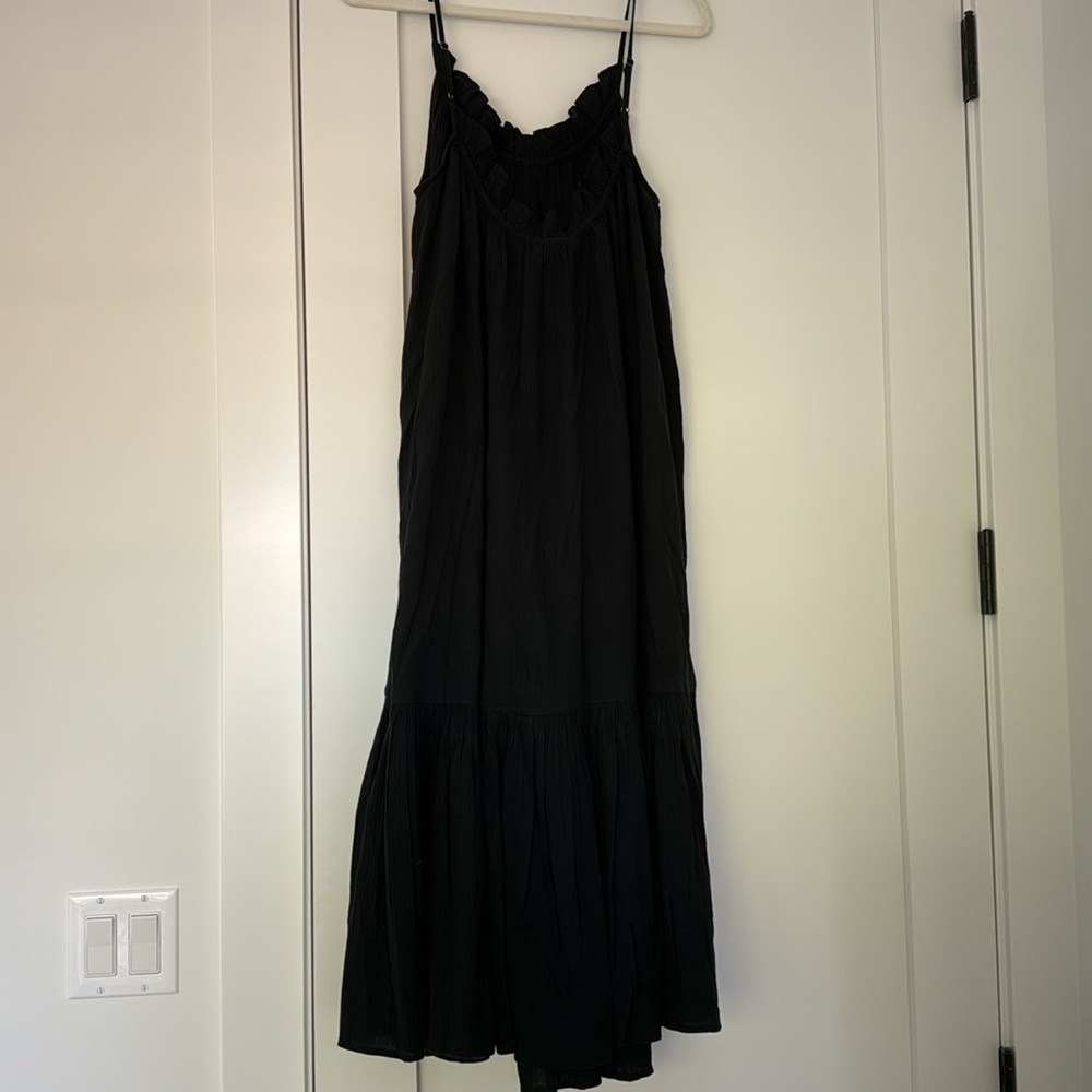 NWT Jcrew Black Flowy Dress - Picture 7 of 7